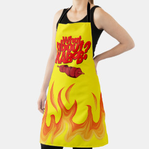What About Kabob? Shish Kabob BBQ Meat Apron
