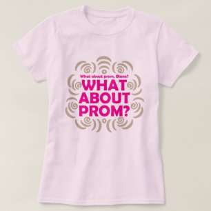 What about prom???! 80s Pop Culture Graphic T-Shirt