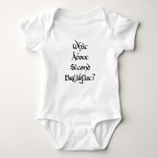 What About Second Breakfast? Baby Bodysuit