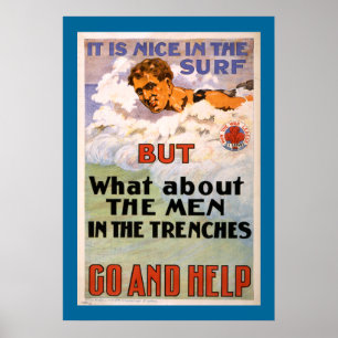 What About the Men in the Trenches (border) Poster