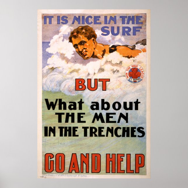 What About the Men in the Trenches (canvas) Poster (Front)