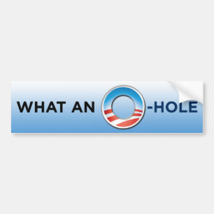 What An O-Hole Bumper Sticker