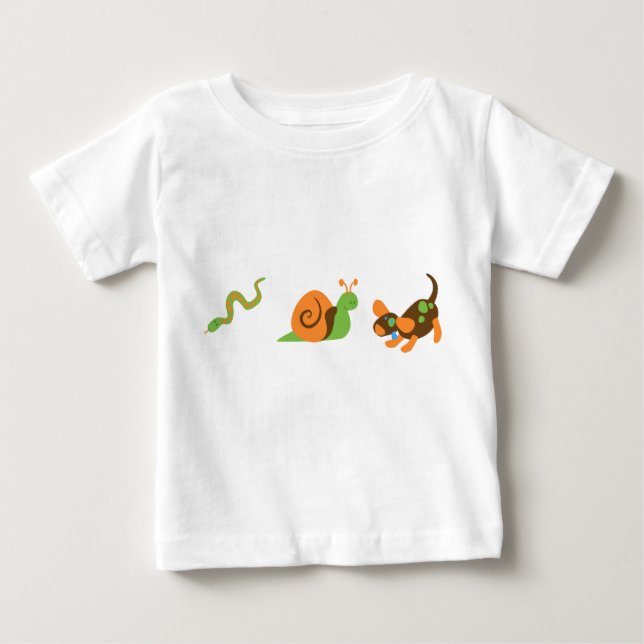 What Are Little Boys Made of Baby T-Shirt (Front)