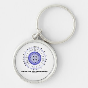 What Are You Coded For? (Amino Acid Wheel) Key Ring