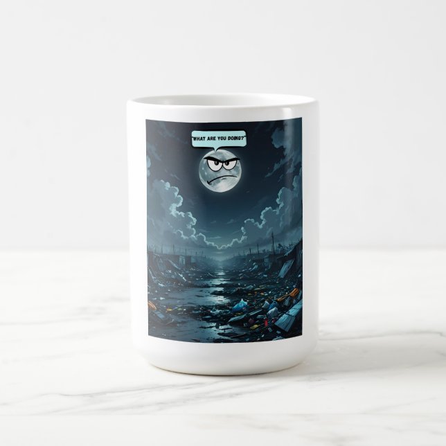What Are You Doing? – If The Moon Could Talk  Coffee Mug (Center)