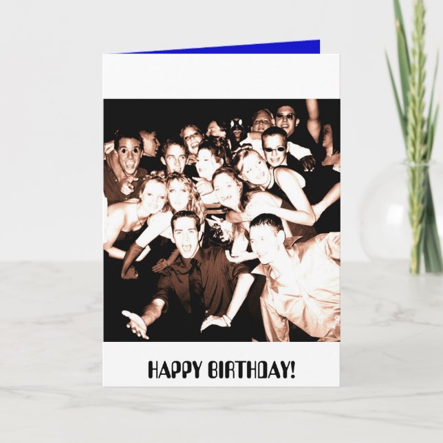 What are you doing with your life?, HAPPY BIRTH... Card (Front)