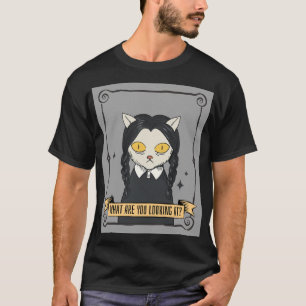 What Are You Looking At Wednesday Cat T-Shirt