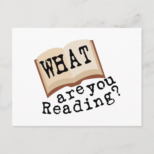 What Are You Reading? Postcard (Front)