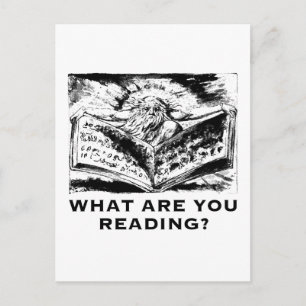 What Are You Reading Urizen Postcard