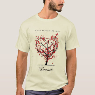 What Branch Are You?” Custom Family Tree T-Shirt