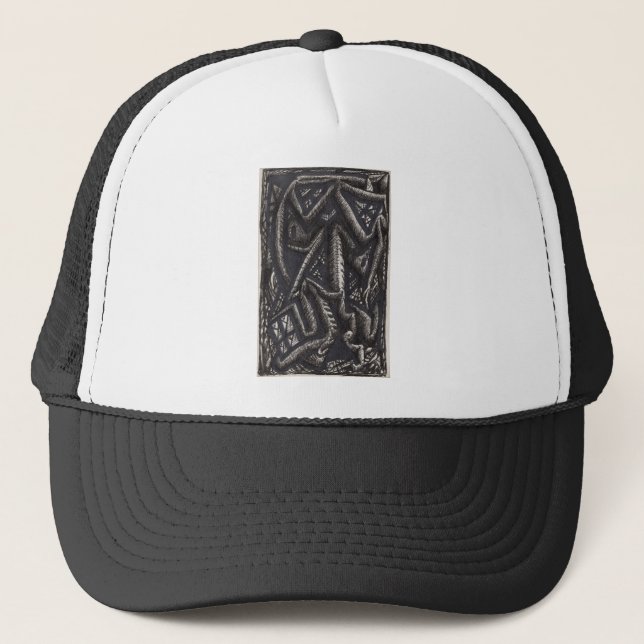 What can he know... of the heart? trucker hat (Front)