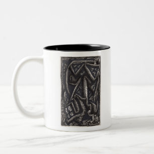 What can he know... of the heart? Two-Tone coffee mug