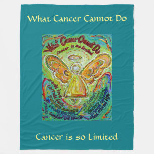 What Cancer Cannot Do Angel Chemo Custom Blanket