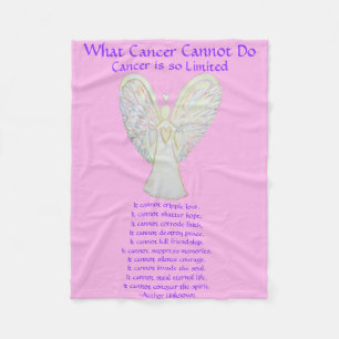What Cancer Cannot Do Angel Chemo Custom Blanket
