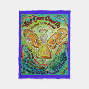What Cancer Cannot Do Angel Chemo Custom Blanket