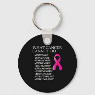What Cancer Cannot Do - _ Awareness - Insration Key Ring