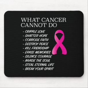 What Cancer Cannot Do - _ Awareness - Insration Mouse Pad