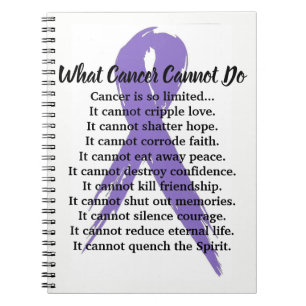 What Cancer Cannot Do journal (all cancers ribbon)