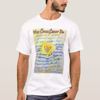 What Cancer Cannot Do Poem Angel Custom T-Shirt