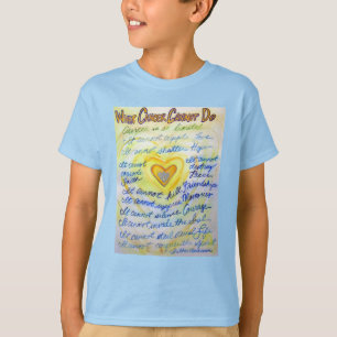 What Cancer Cannot Do Poem Angel Custom T-Shirts