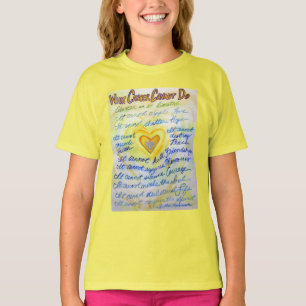What Cancer Cannot Do Poem Angel Custom T-Shirts