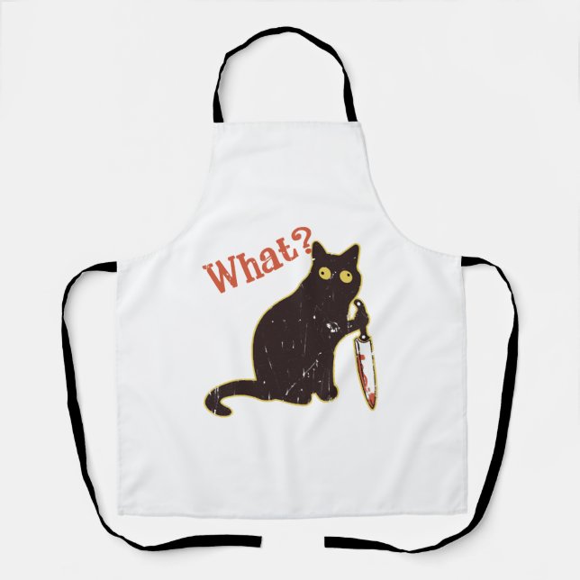 What - cat owner apron (Front)