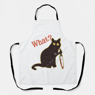 What - cat owner apron