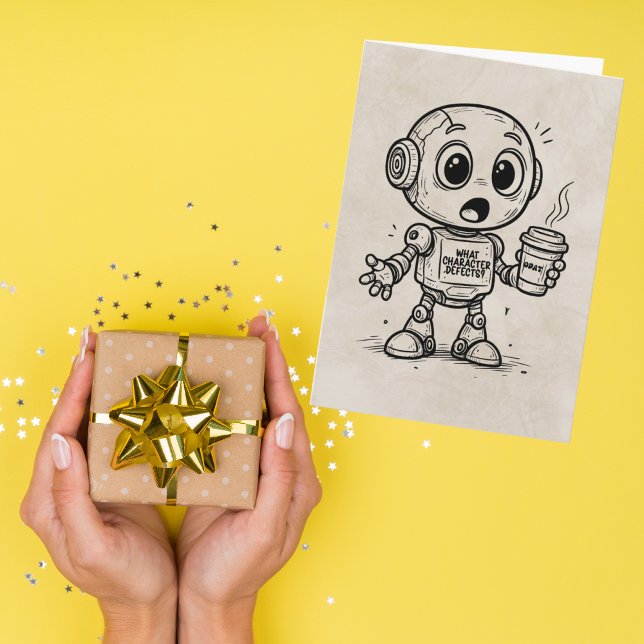 What Character Defects? – Funny Sobriety Gift Card (Creator Uploaded)