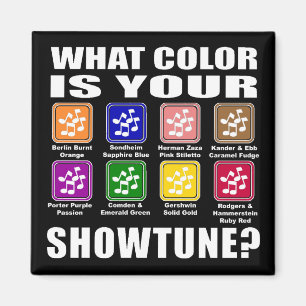 What Colour/Showtune Magnet