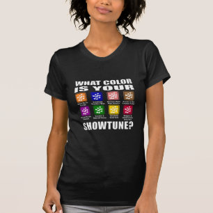 What Colour/Showtune Womens Dark T-Shirt