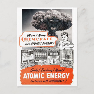 "What could be safer?" Postcard