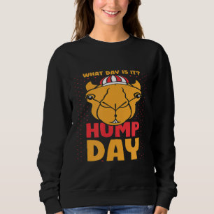 What Day Is It Hump Day Camel Retro Hump Day Sweatshirt