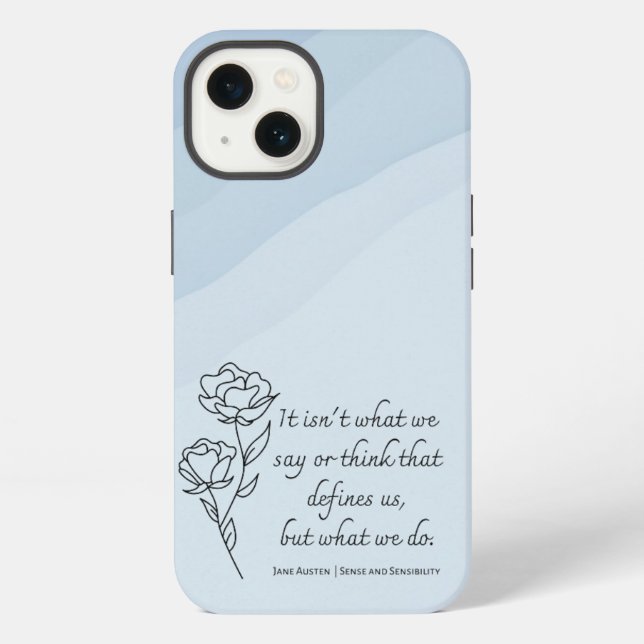 What Defines Us iPhone Case (Back)