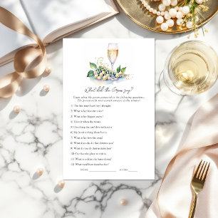 "What Did the Groom Say?" Bridal Shower Game