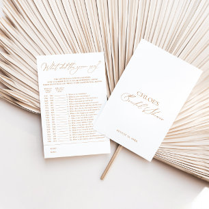 What Did The Groom Say? Bridal Shower Games