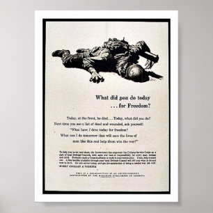 What Did You Do Today For Freedom? Poster