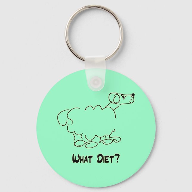 What Diet? Keychain (Front)