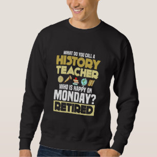 What Do You Call A History Teacher Professor Educa Sweatshirt