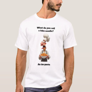 What Do You Call Fake Noodle Funny Graphic Design T-Shirt