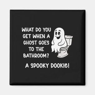 What Do You Get When A Ghost Goes To The Bathroom_ Magnet