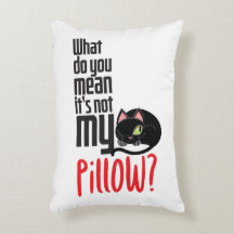 What do you mean It's not my pillow?