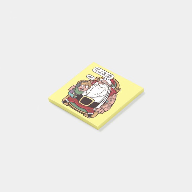 What do you want for Christmas? Post-it Notes (Angled)