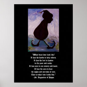 "What does love look like?" Poster