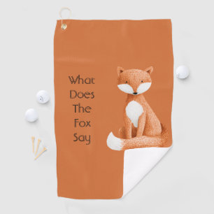 What Does the Fox Say? Golf Towel