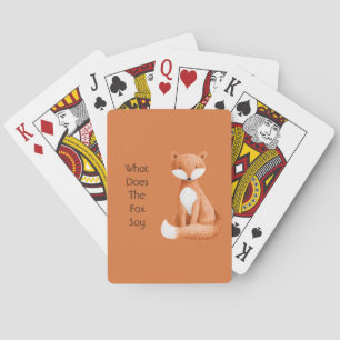 What Does the Fox Say? Playing Cards