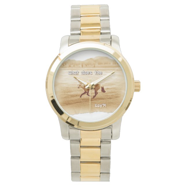 what does the fox say watch (Front)