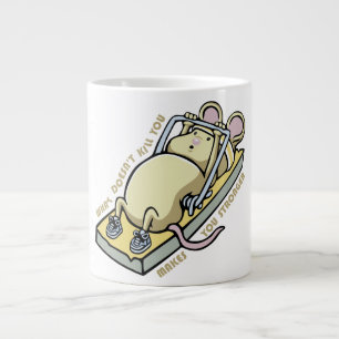 What doesn't kill you makes you stronger large coffee mug