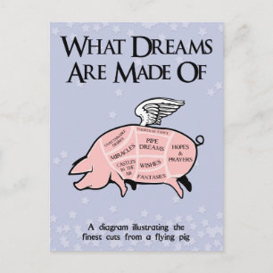 What Dreams Are Made Of Postcard