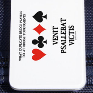 What Duplicate Bridge Do Venit Psallebat Victis Luggage Tag