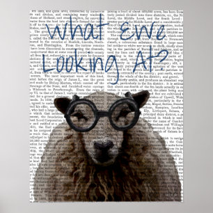 What Ewe Looking At Poster